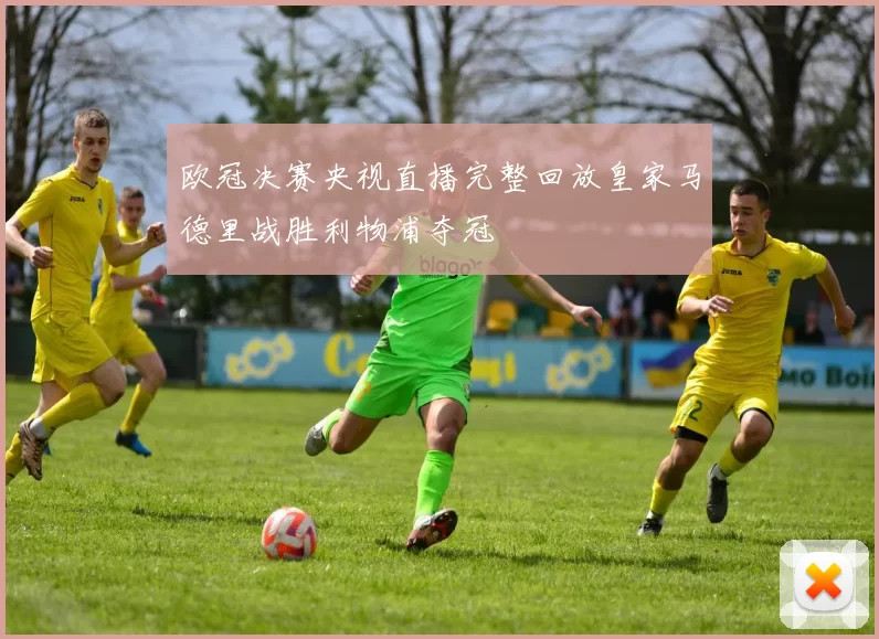 欧冠决赛央视直播完整回放皇家马德里战胜利物浦夺冠